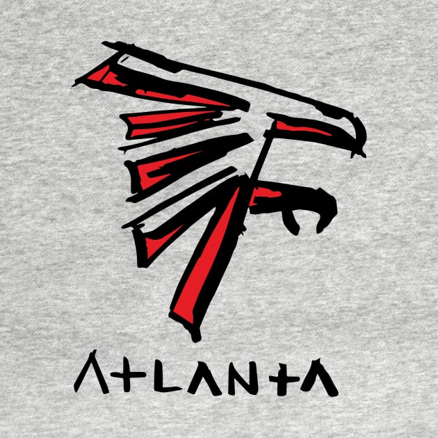 Atlanta Falcoooons by Very Simple Graph